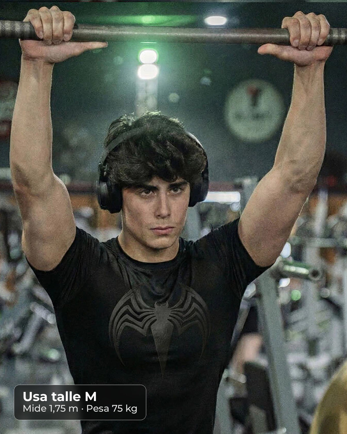 Remera de compresión Venom (negro)