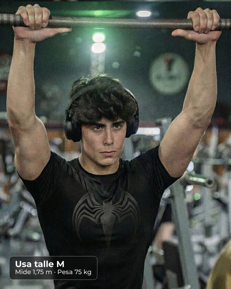 Remera de compresión Venom (negro)