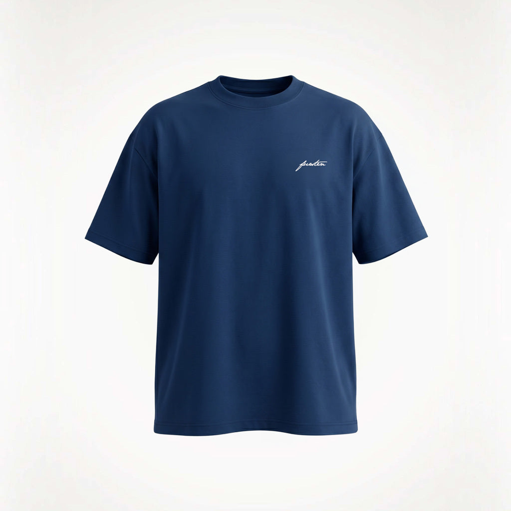 Remera oversize Basic (azul marino)