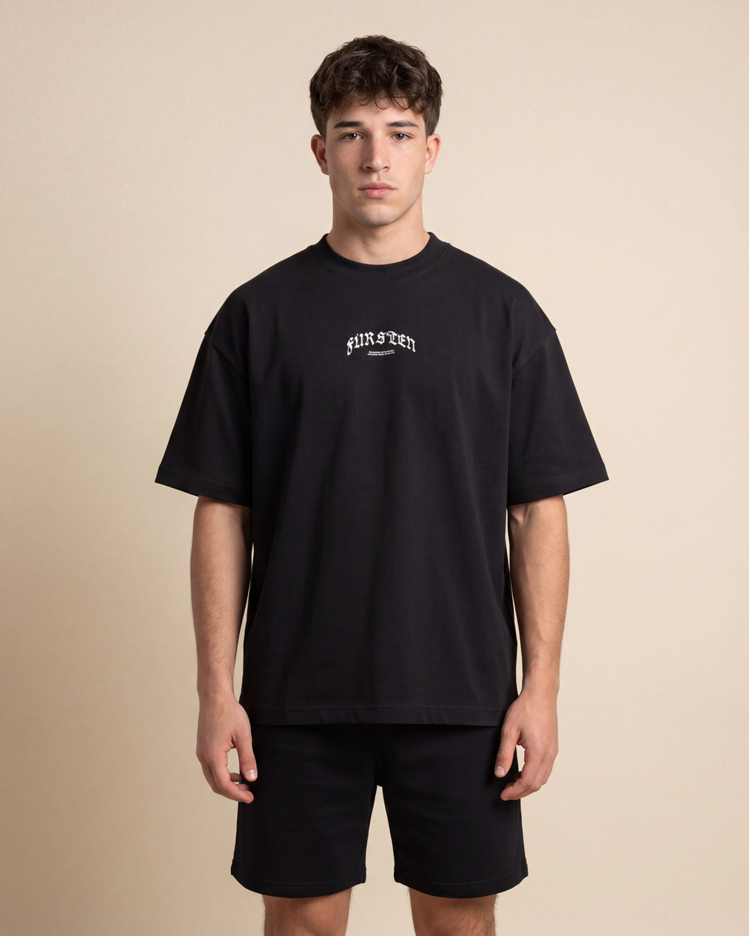 Remera oversize Winter Beast (negro)