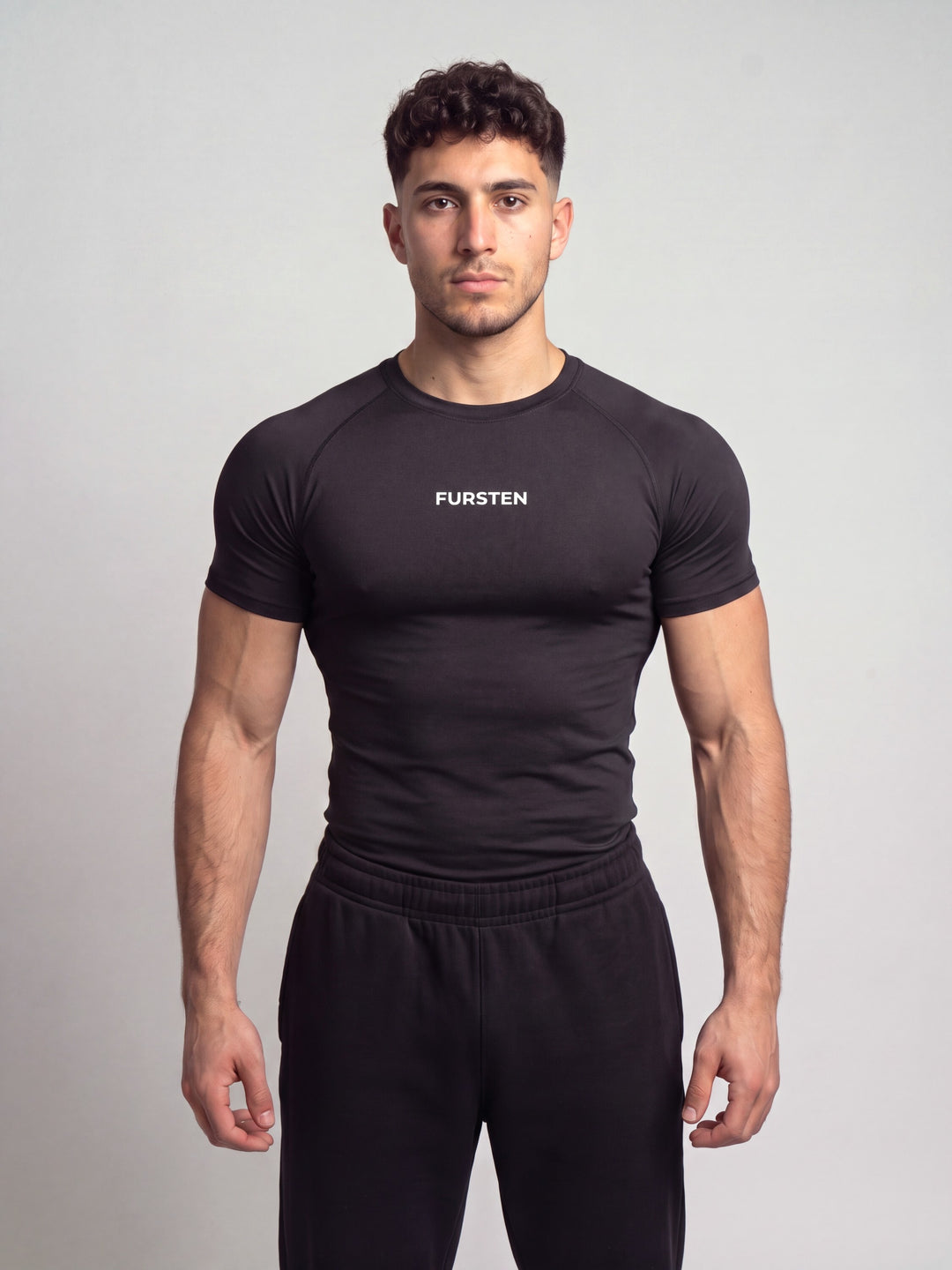 Remera de compresión Basic (negro)