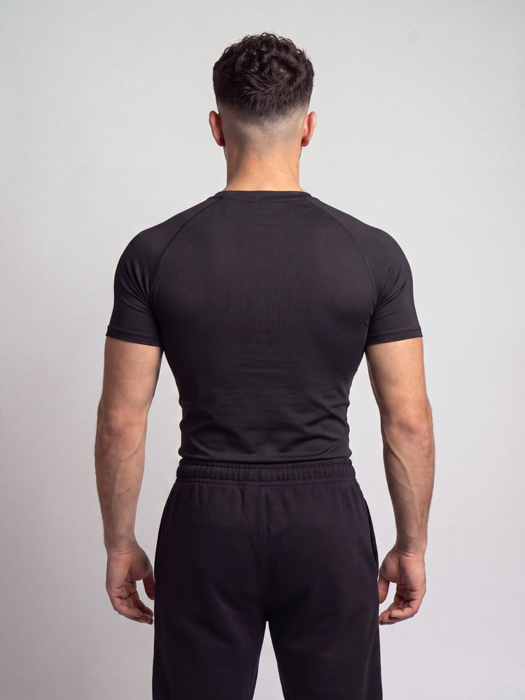 Remera de compresión Basic (negro)