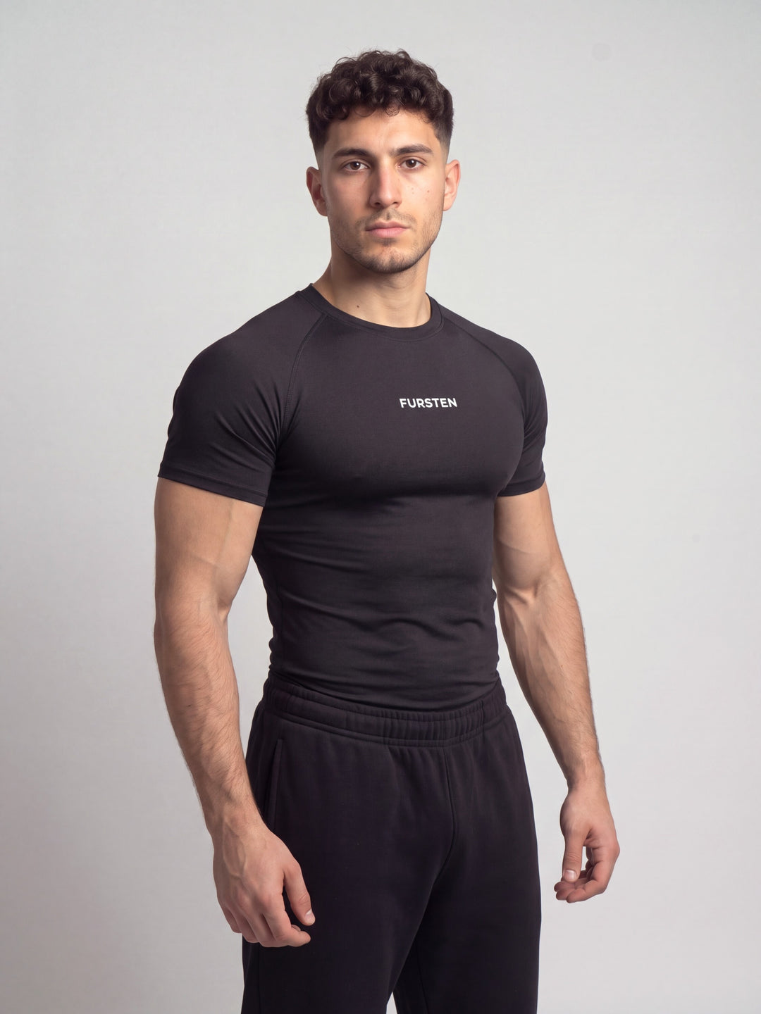 Remera de compresión Basic (negro)