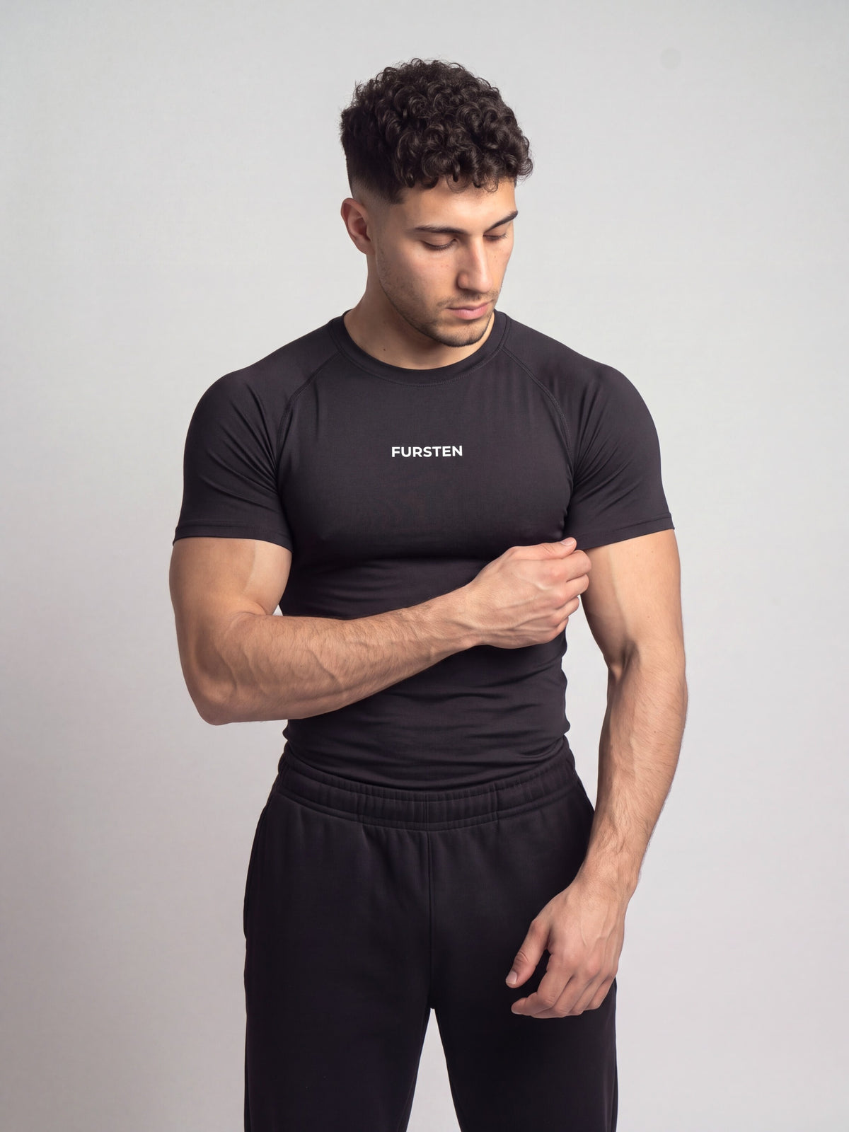 Remera de compresión Basic (negro)