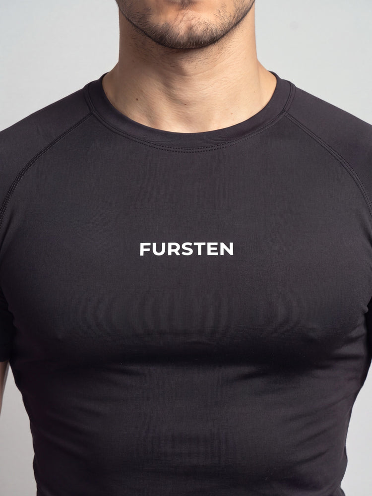 Remera de compresión Basic (negro)