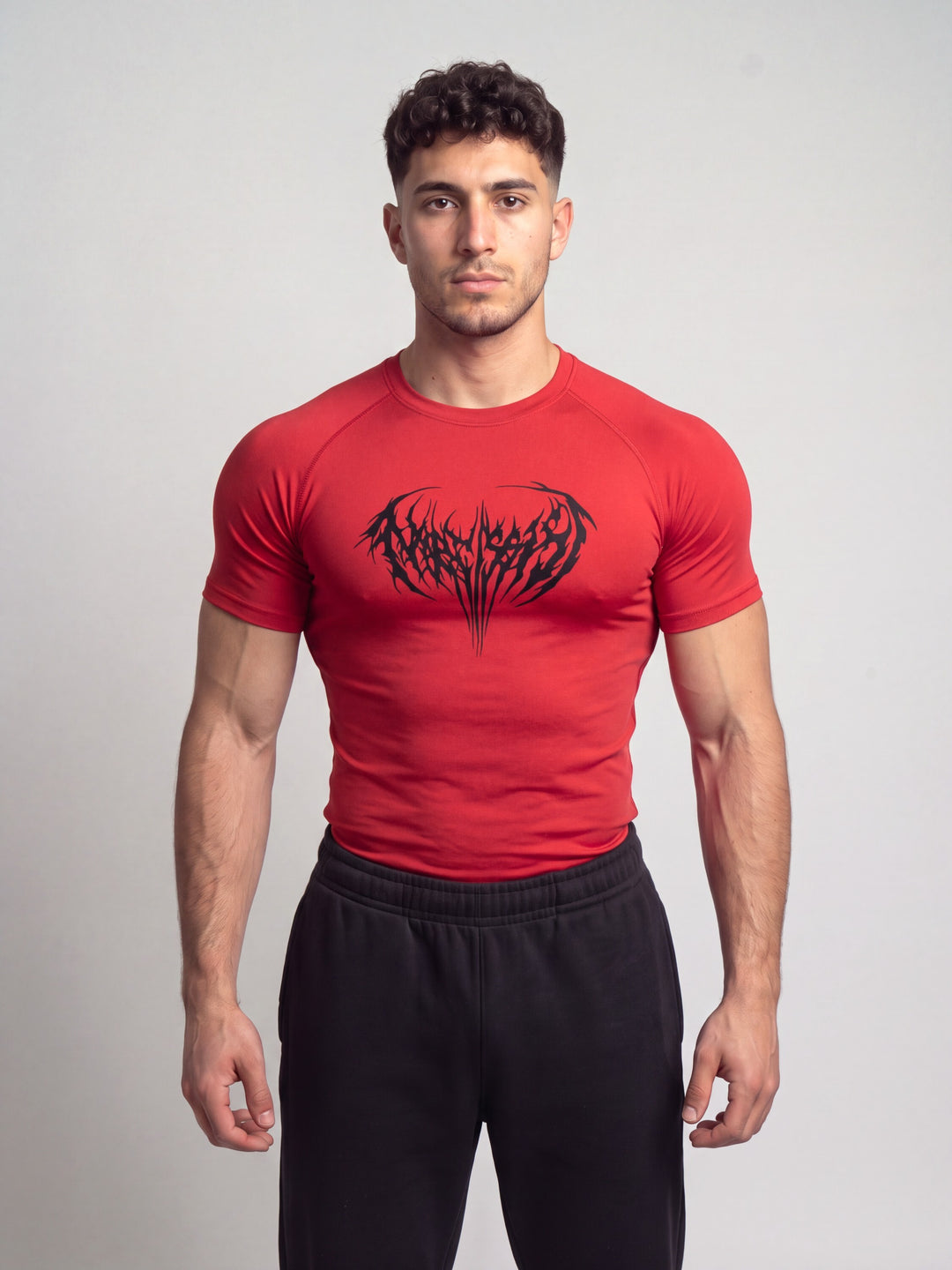 Remera de compresion "Dark" (Rojo)