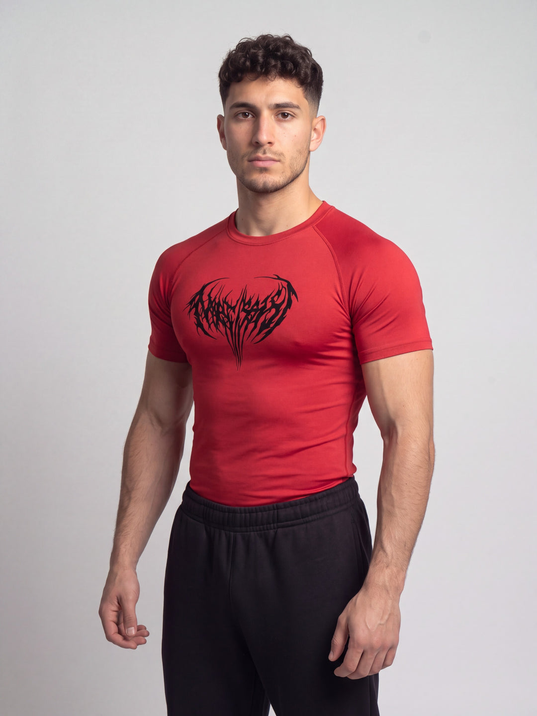 Remera de compresion "Dark" (Rojo)