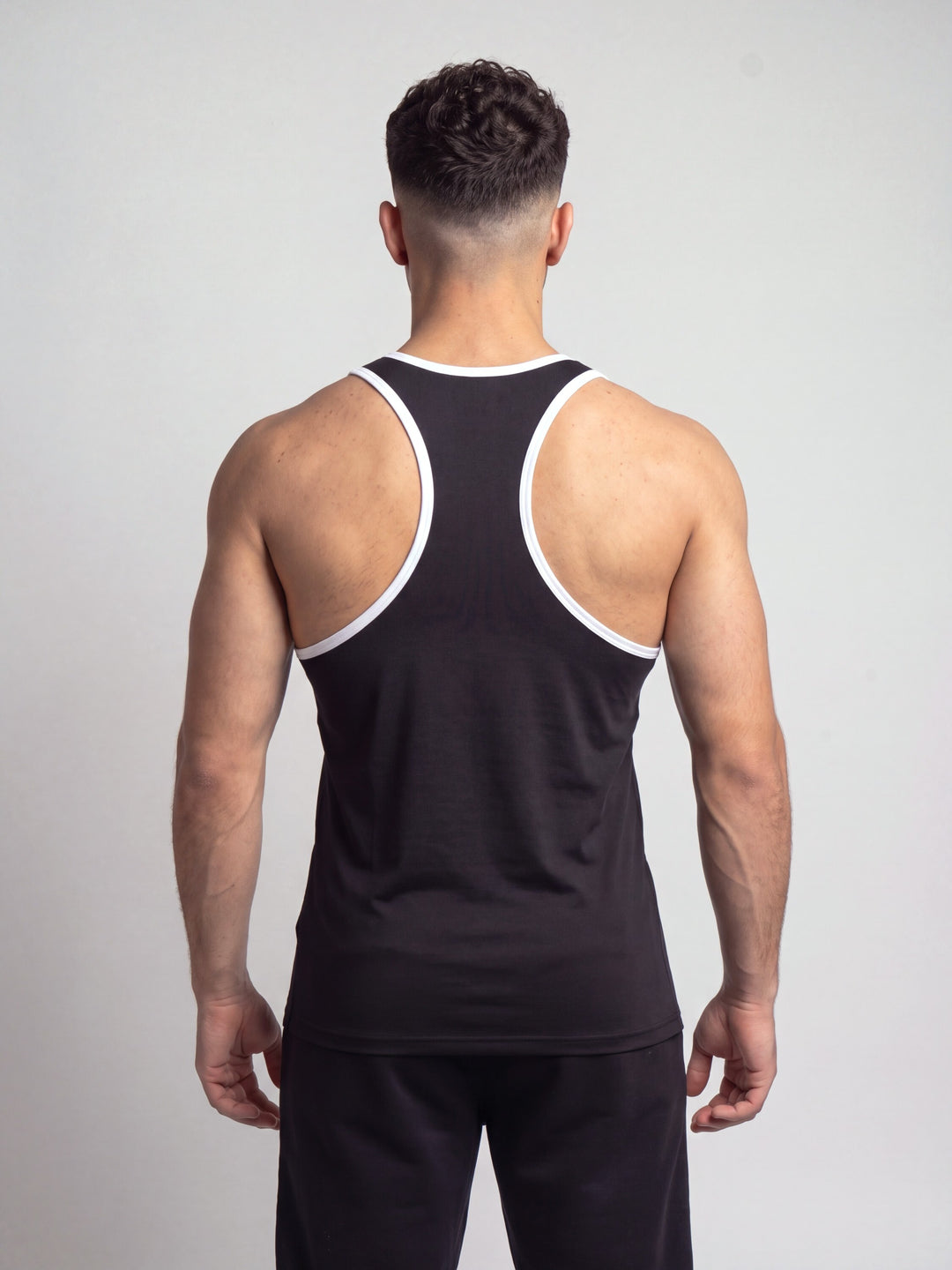 "Kraft" tank (negra con collareta blanca)