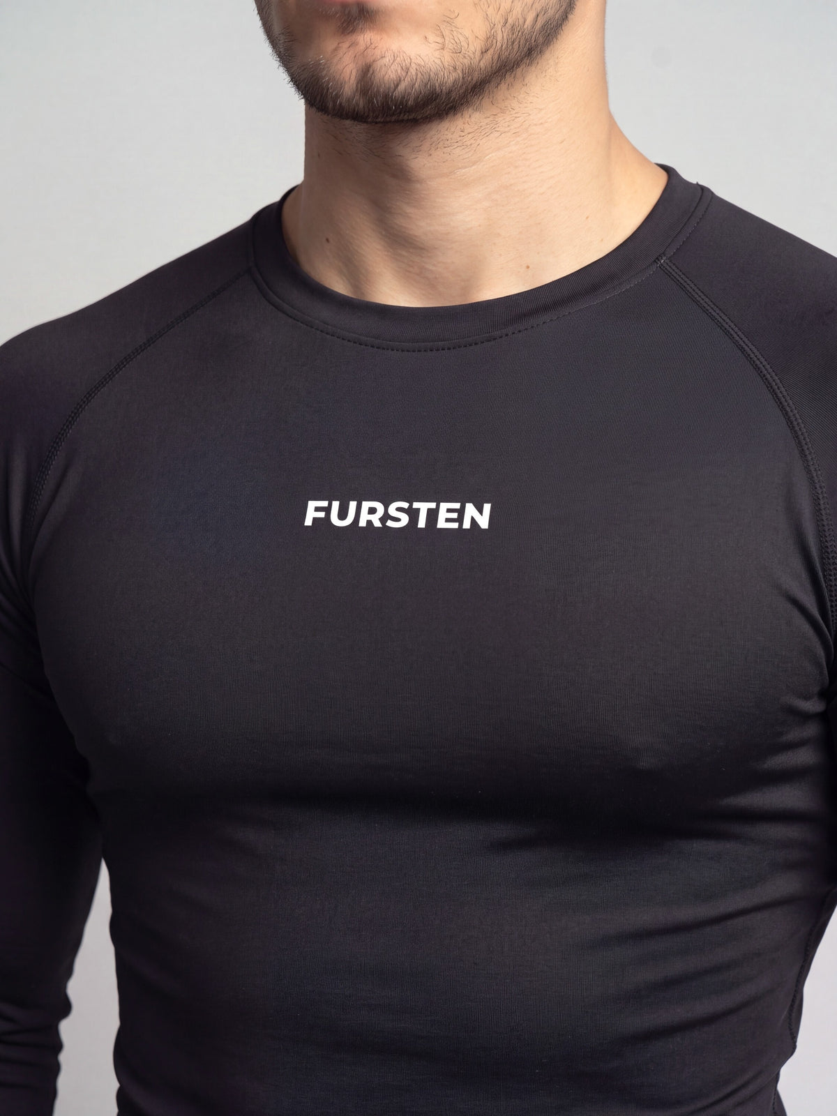 Remera de compresión manga larga Basic (negro)