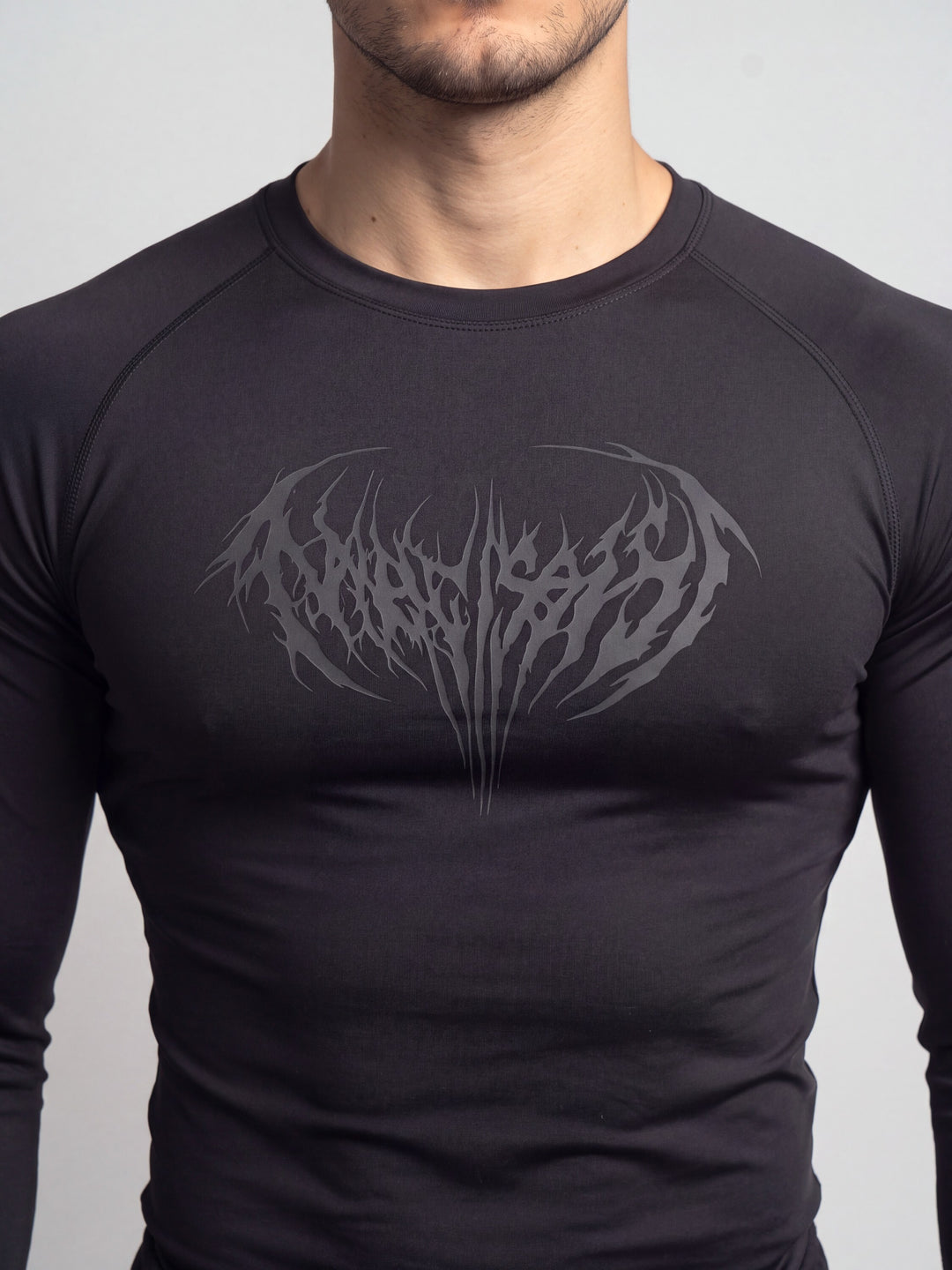 Remera de compresión manga larga Dark (negro)