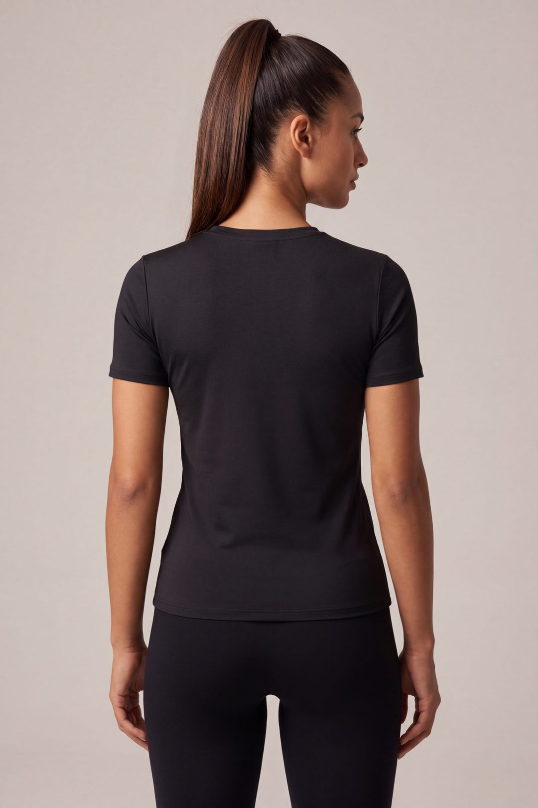 Remera de compresión New Era (Negro)