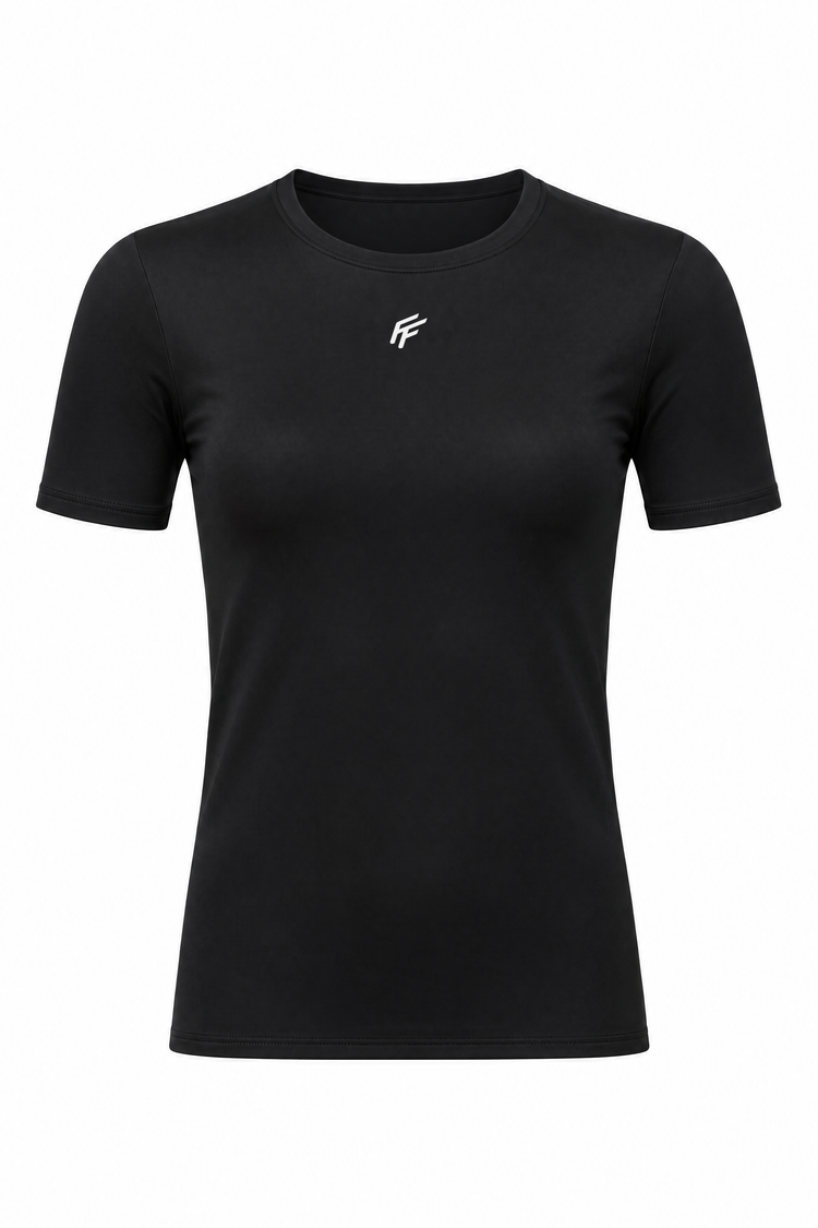 Remera de compresión New Era (Negro)