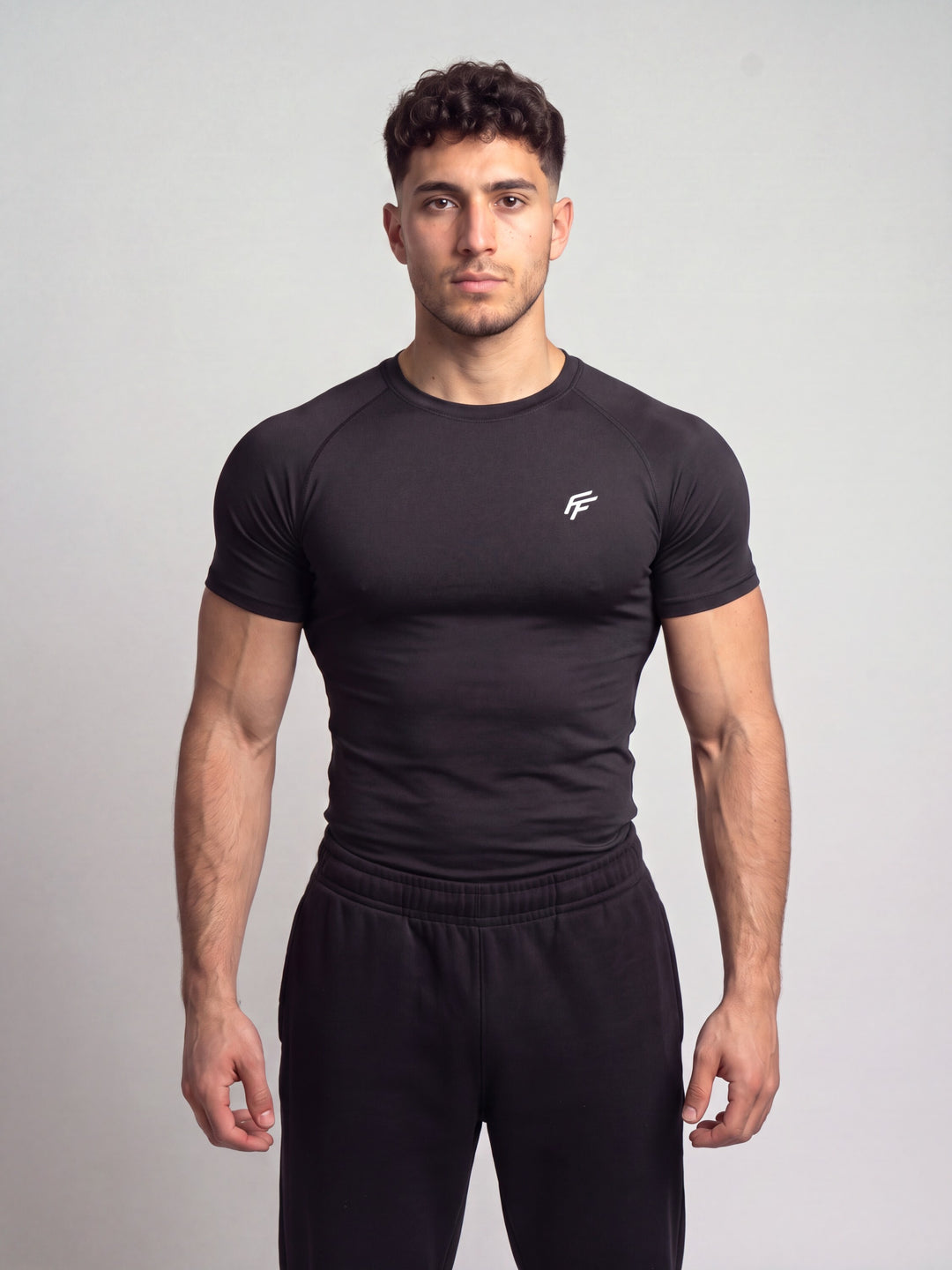 Remera de compresion "New Era" (Negro)
