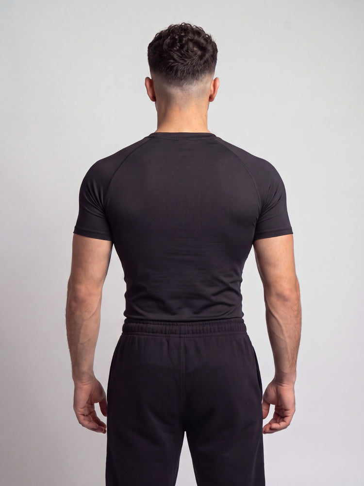 Remera de compresion "New Era" (Negro)