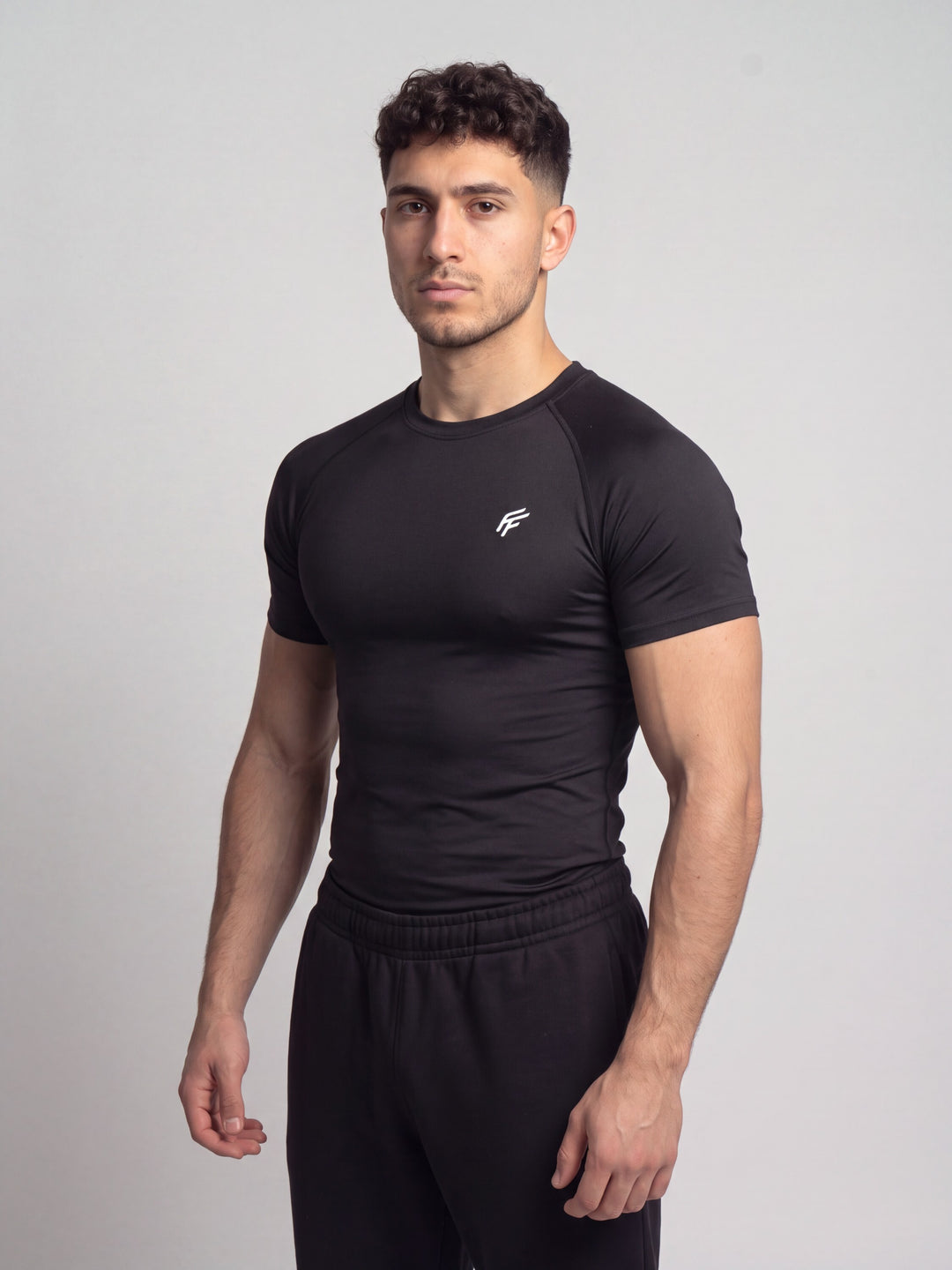 Remera de compresion "New Era" (Negro)