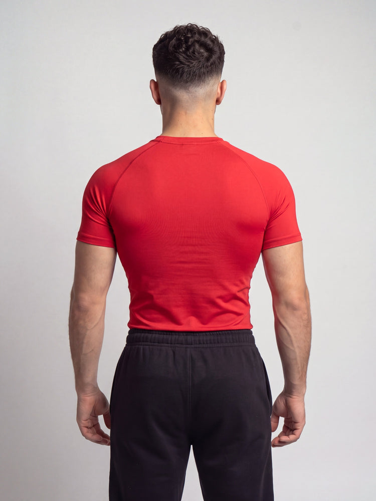 Remera de compresion "New Era" (Rojo)