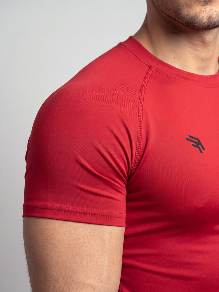 Remera de compresion "New Era" (Rojo)