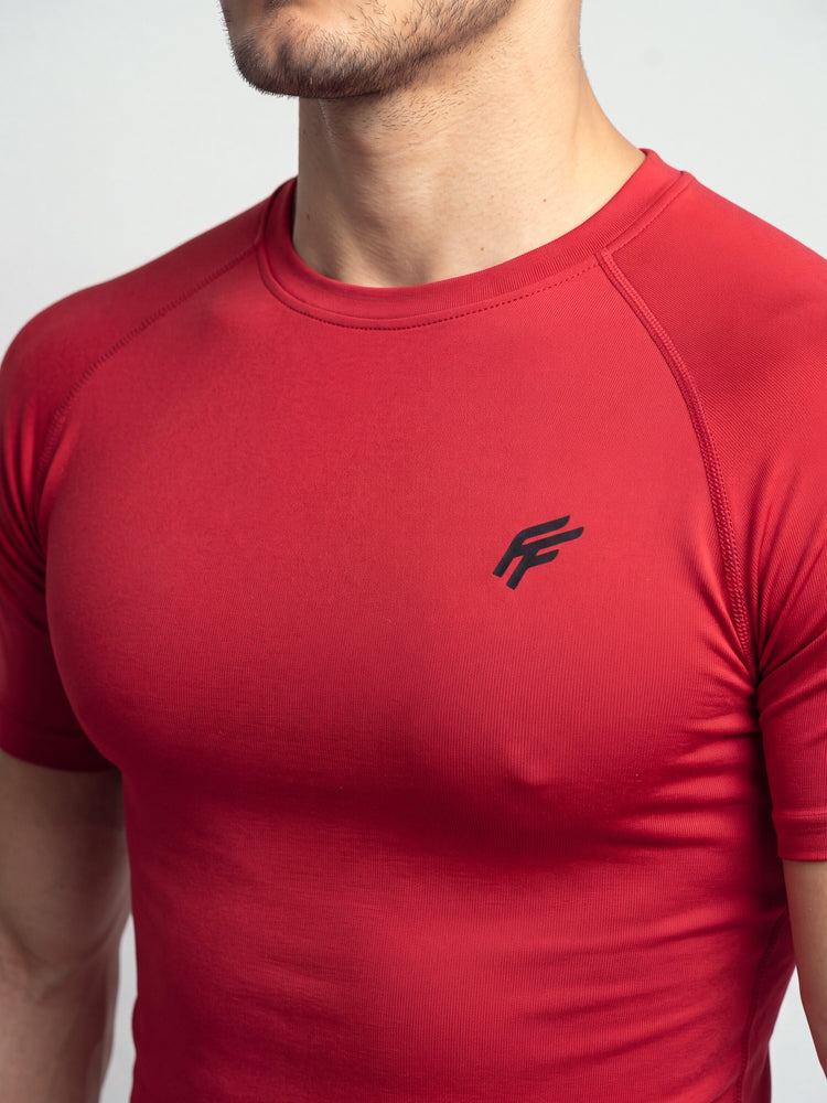 Remera de compresion "New Era" (Rojo)