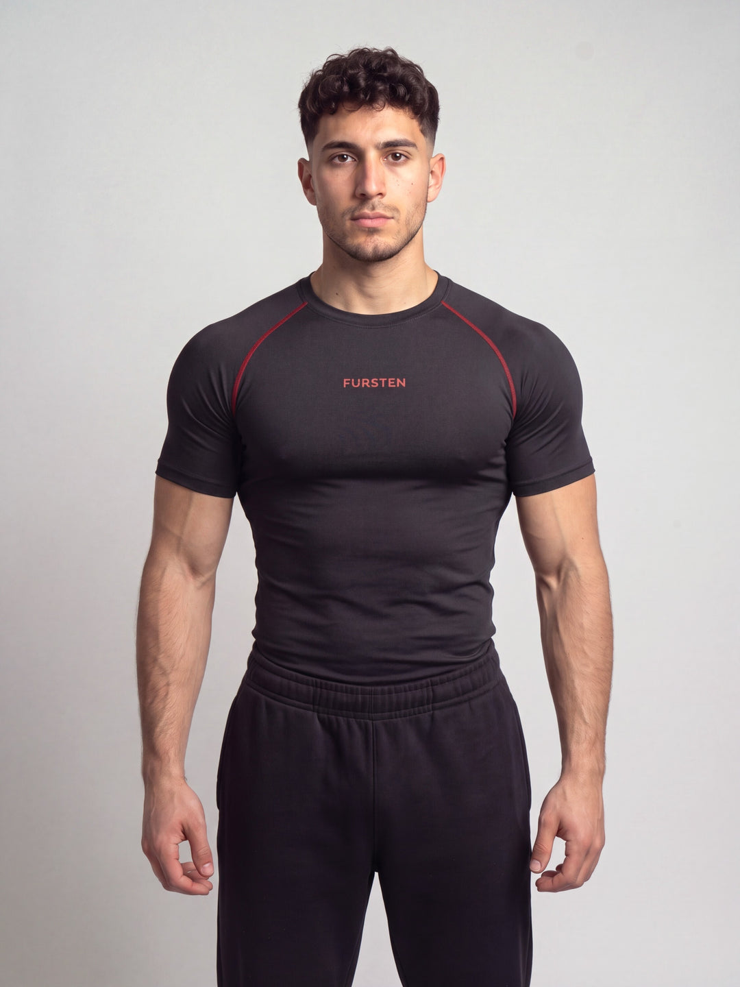 Remera de compresión Redline (negro)