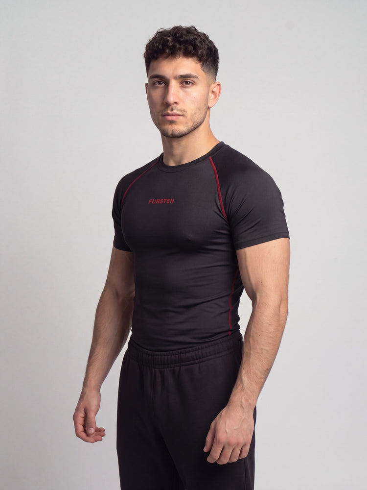 Remera de compresión Redline (negro)