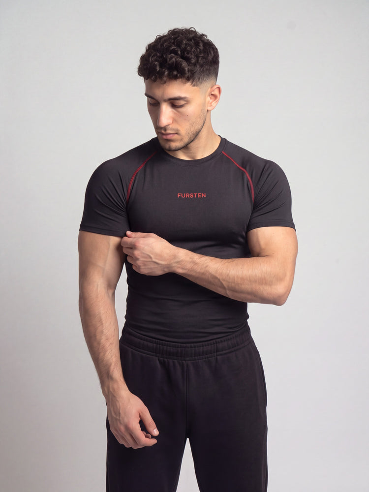 Remera de compresión Redline (negro)