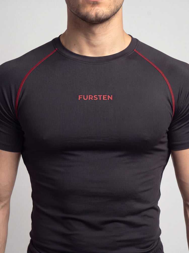 Remera de compresión Redline (negro)