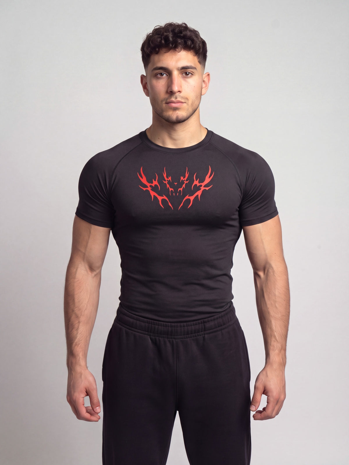 Remera de compresión Redstar (negro)