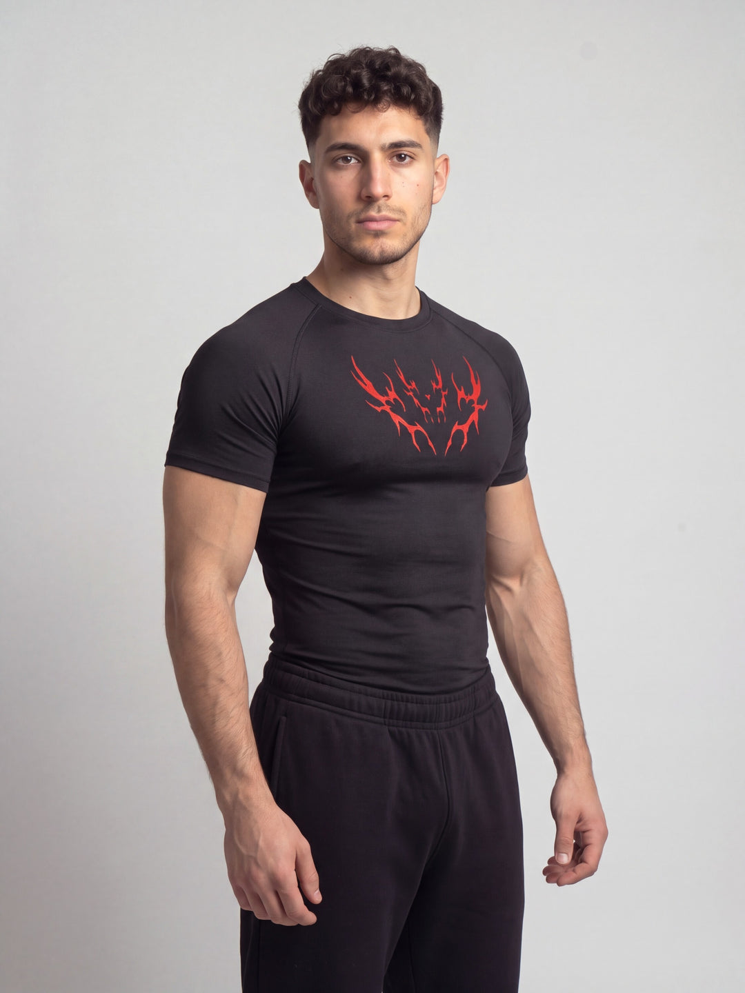 Remera de compresión Redstar (negro)