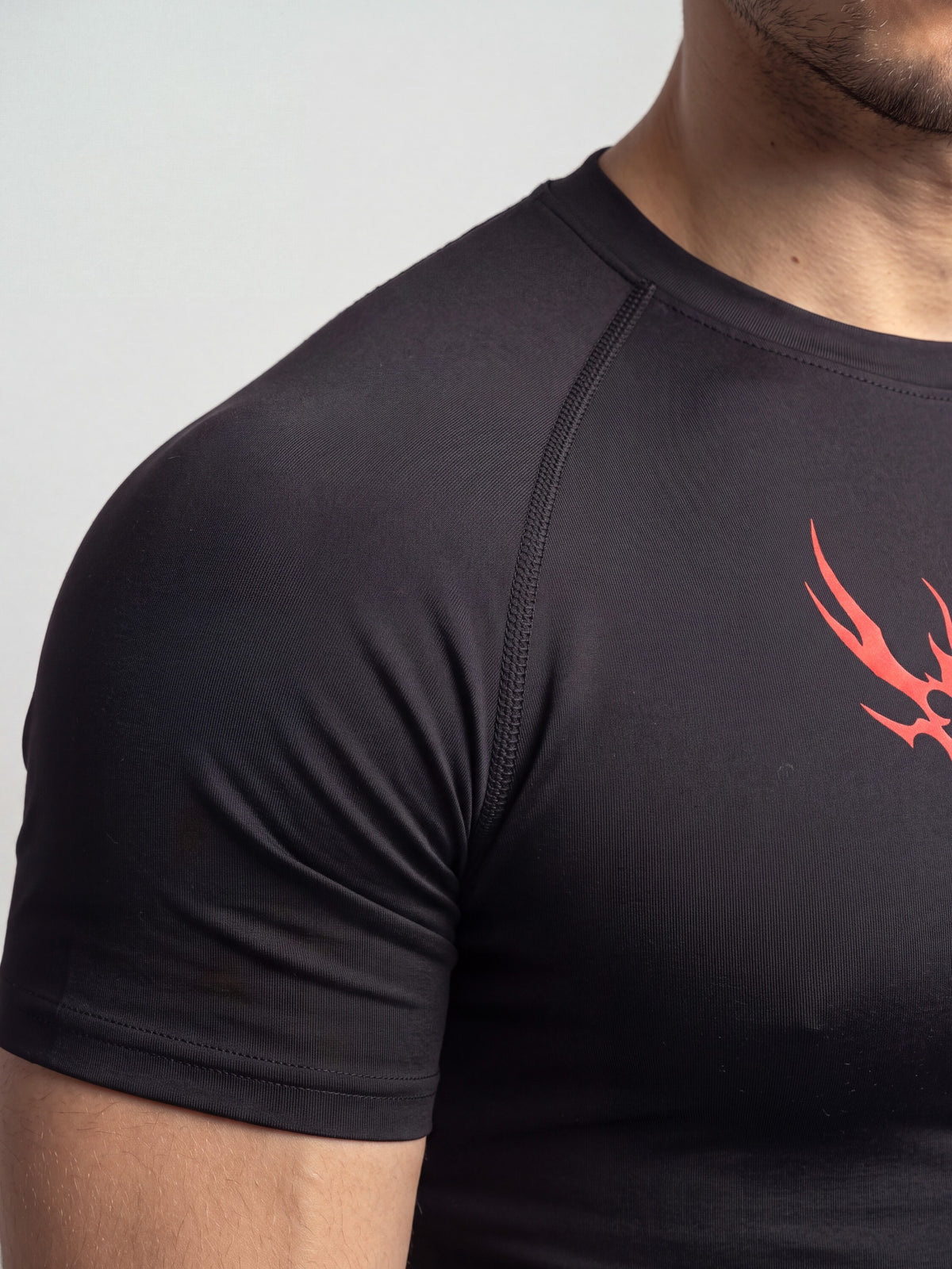 Remera de compresión Redstar (negro)