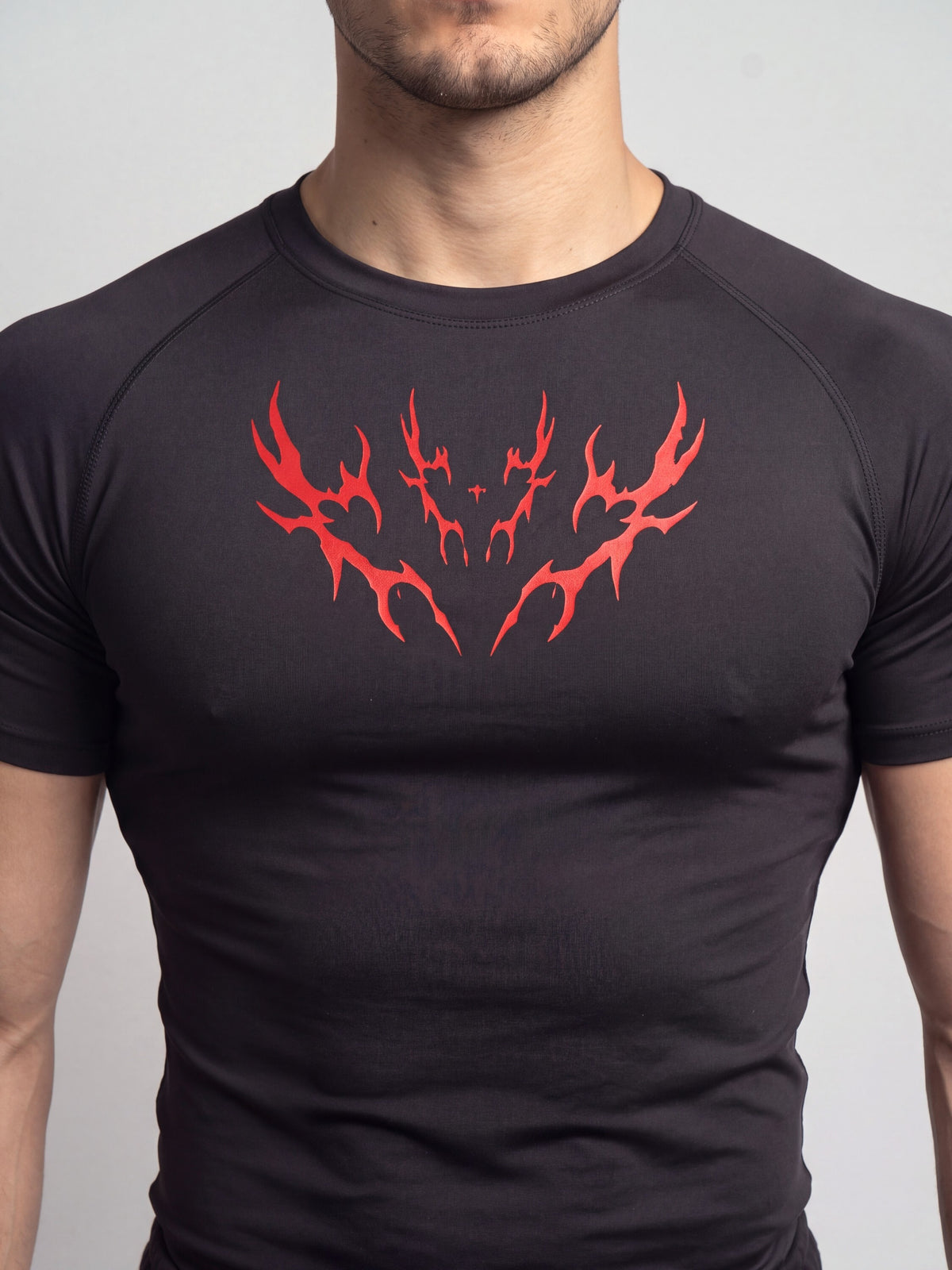 Remera de compresión Redstar (negro)