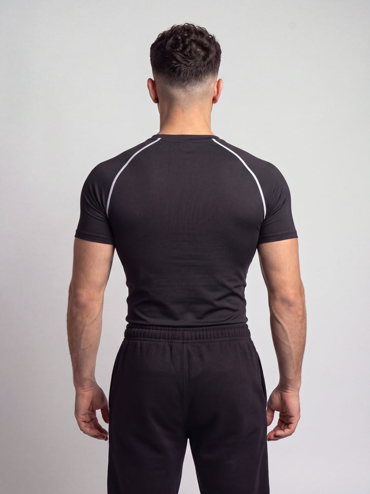 Remera de compresión Whiteline (negro)