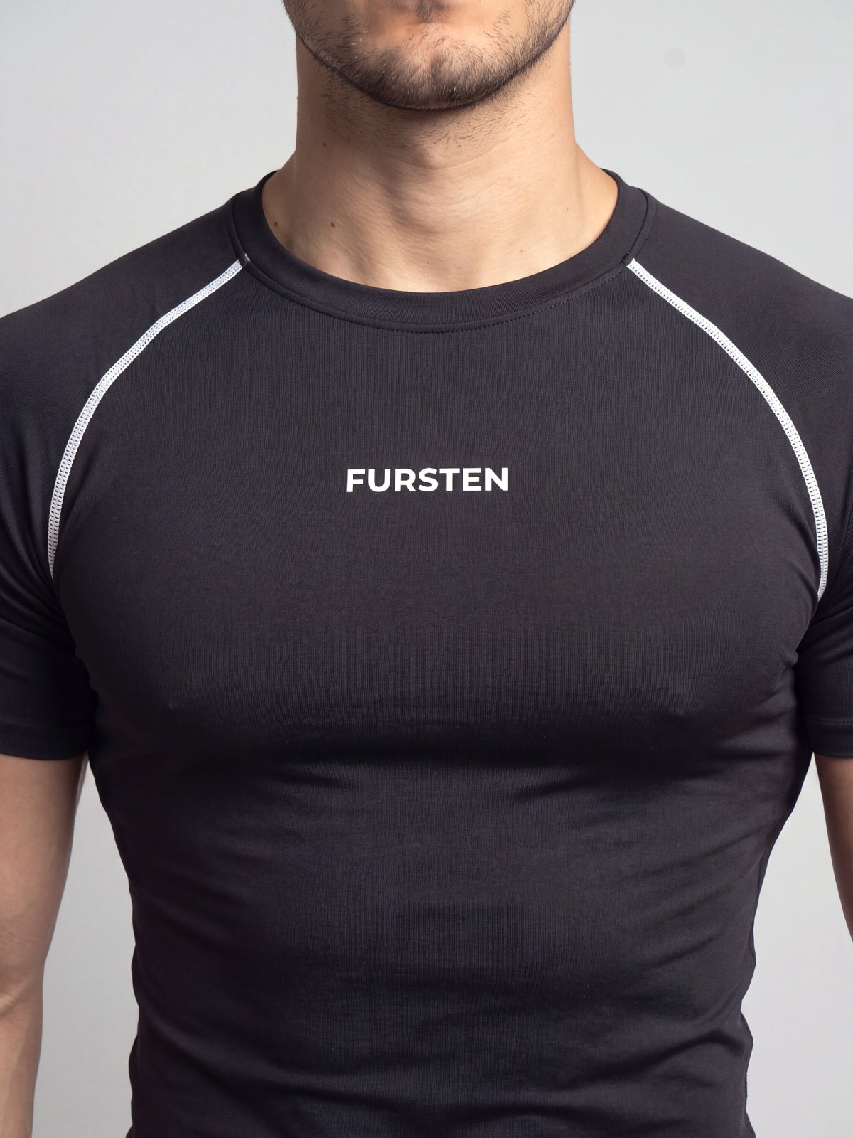 Remera de compresión Whiteline (negro)