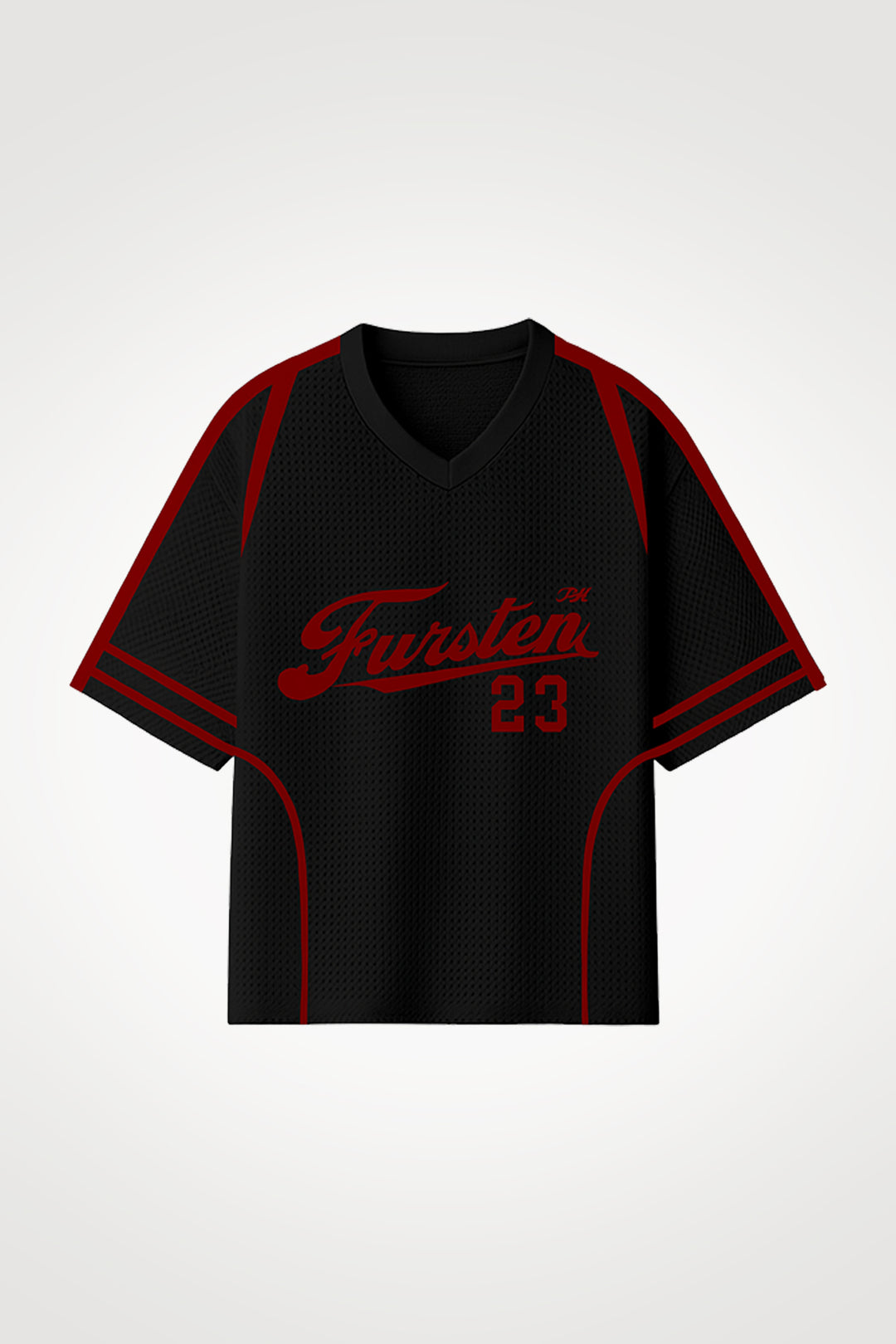 Remera mesh Varsity (negro)