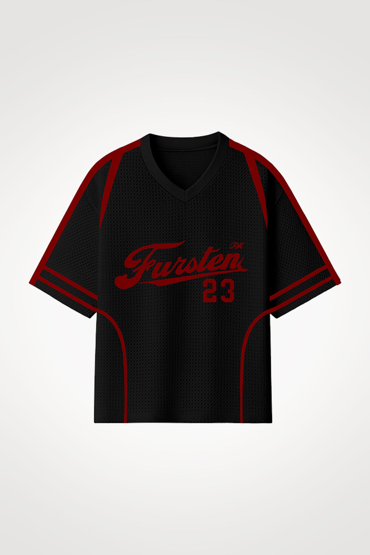 Remera mesh Varsity (negro)