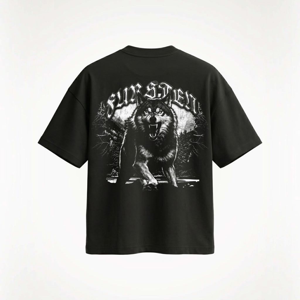 Remera oversize Winter Beast (negro)