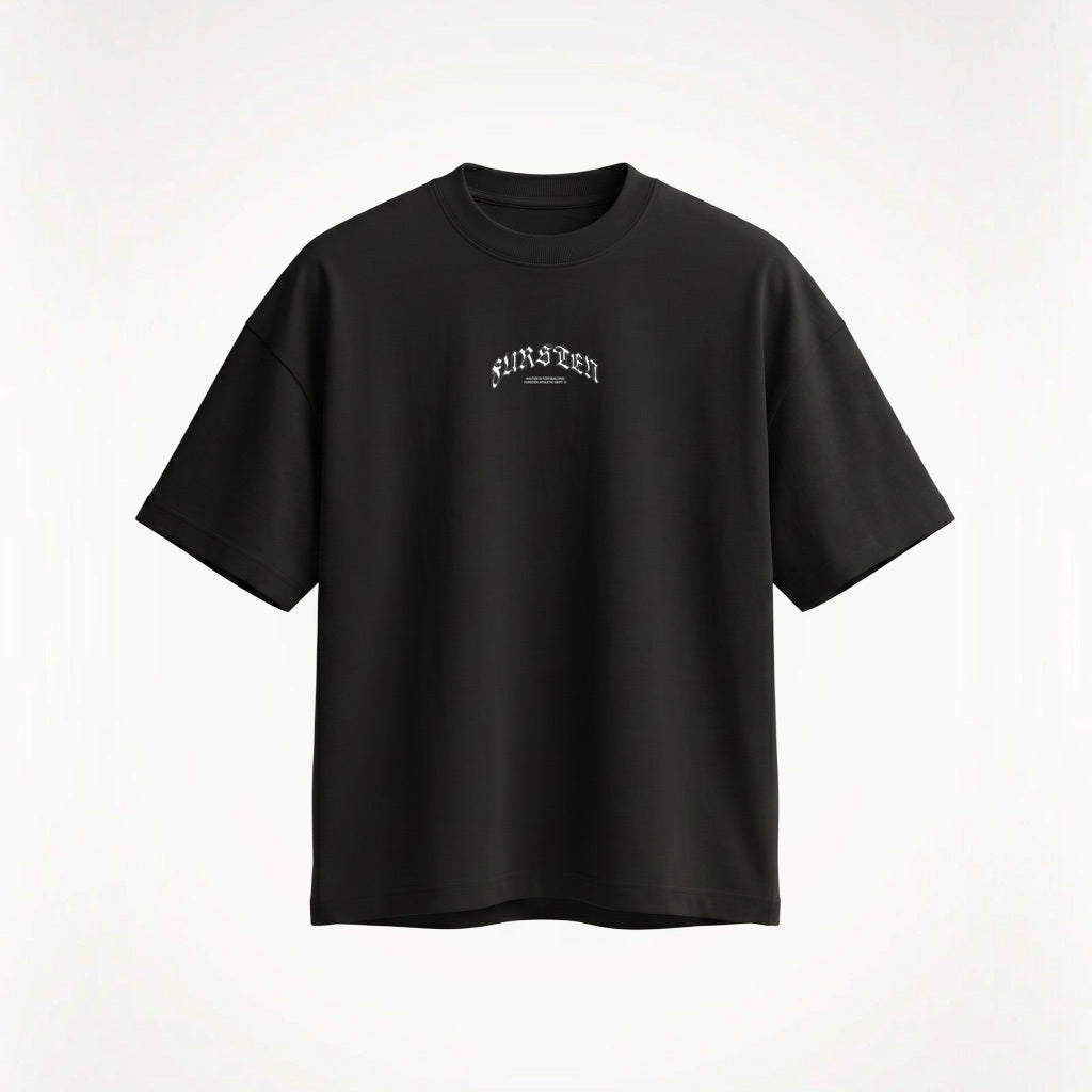 Remera oversize Winter Beast (negro)